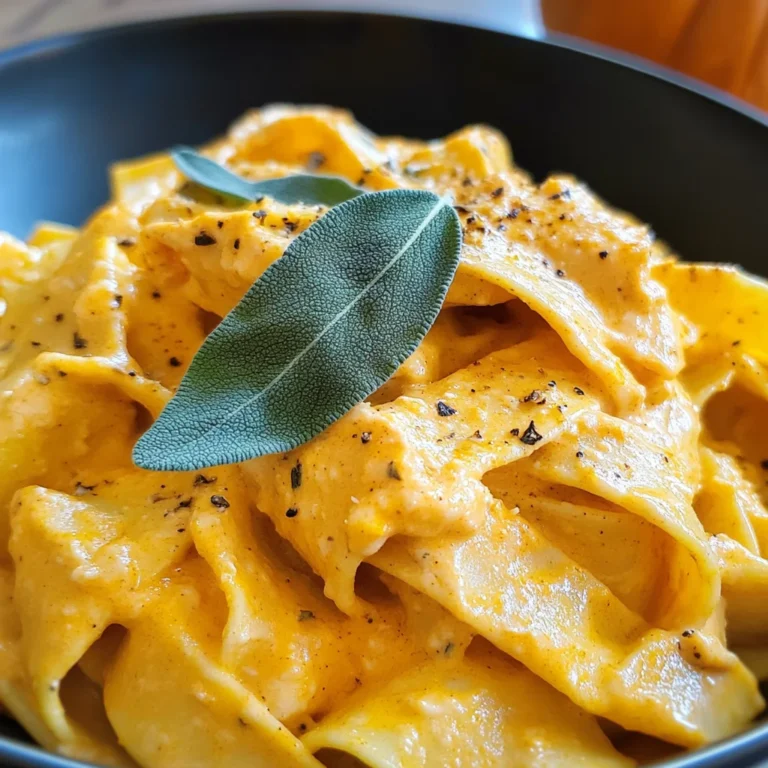 Pumpkin Alfredo with Sage