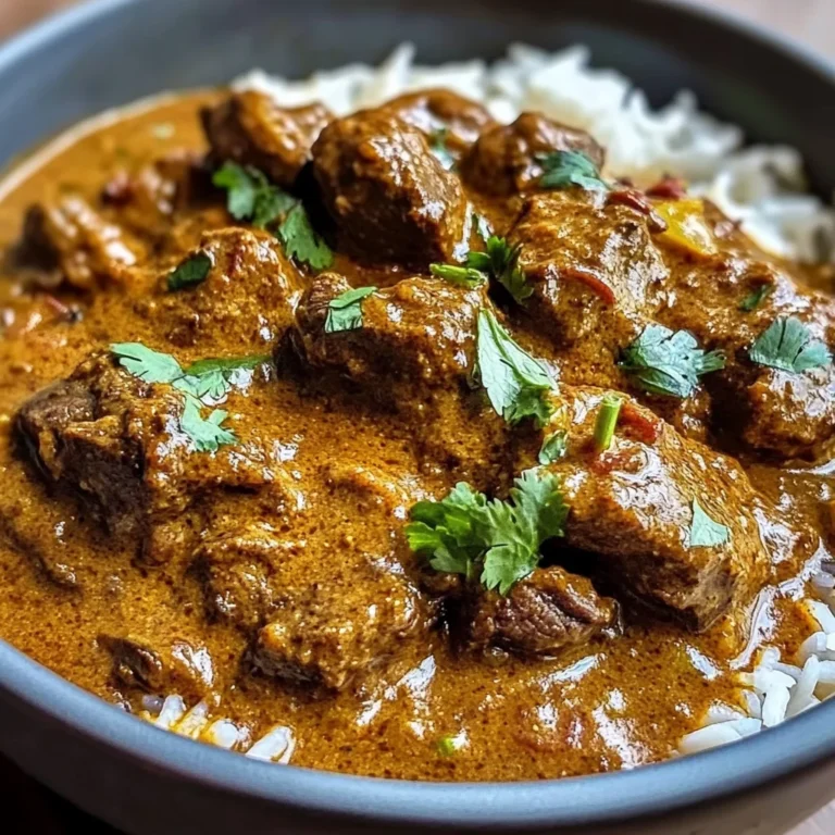 Slow-Cooked Beef Curry in Spiced Coconut Gravy