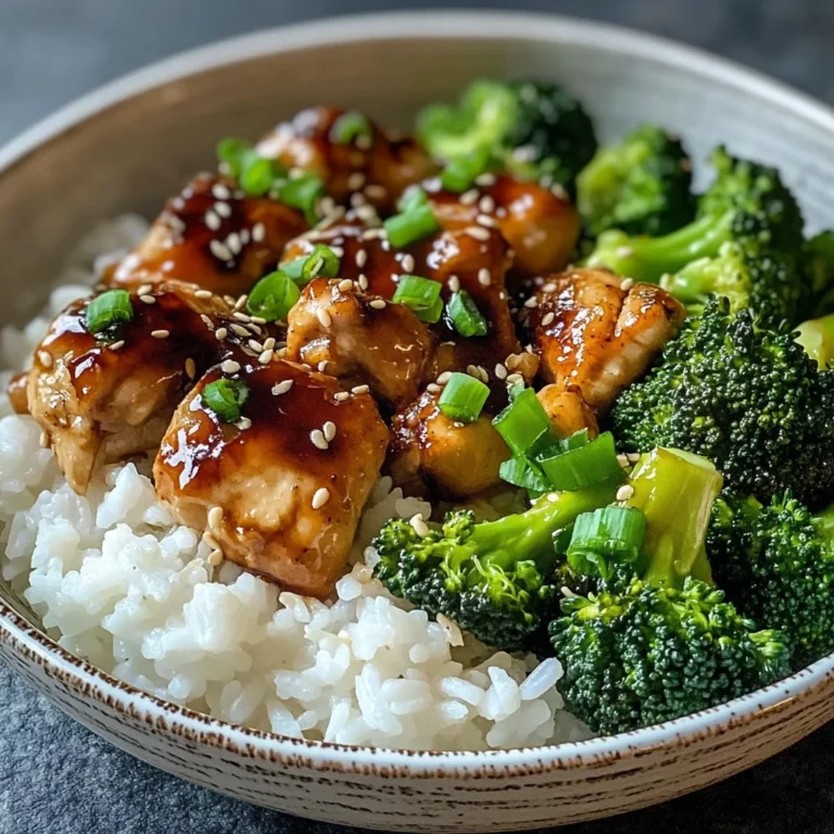 Teriyaki Chicken Bowl with Broccoli & Rice
