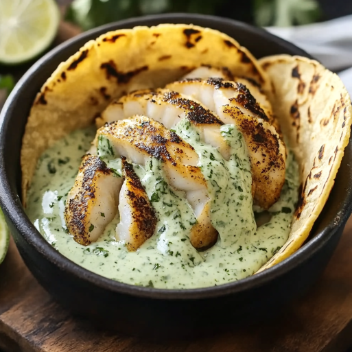 Cilantro Lime Crema (Fish Taco Sauce)