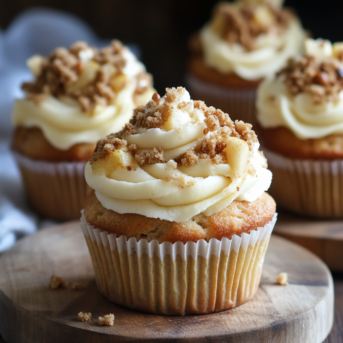 Apple Crumble Cupcakes