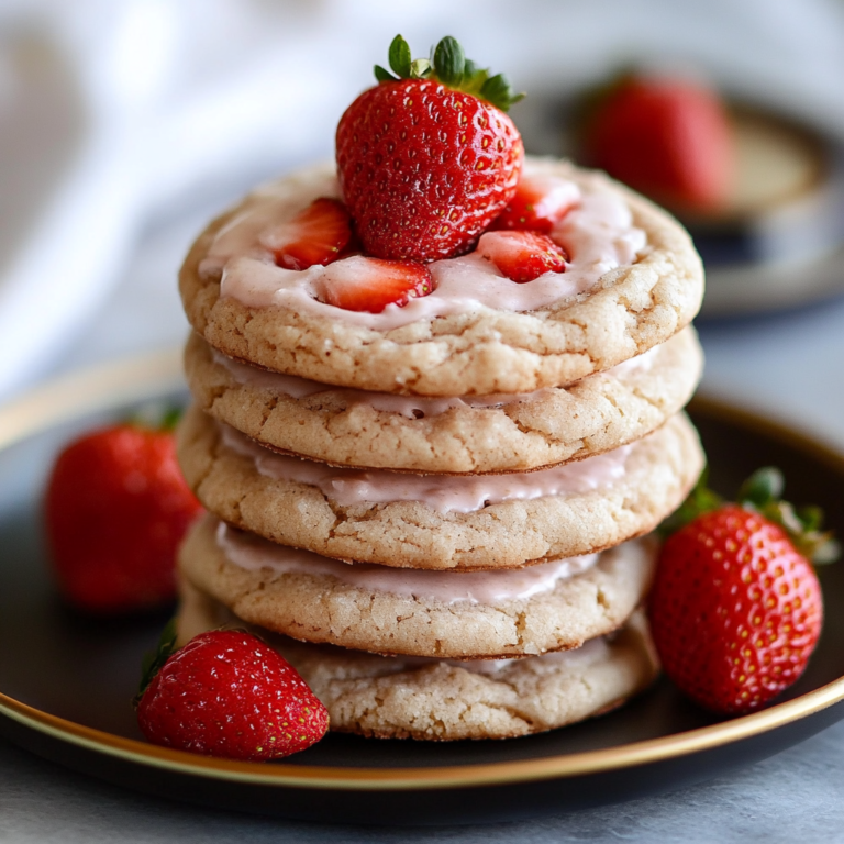 Strawberry Sugar Cookies – The Best Soft & Chewy Vegan Recipe (2025)