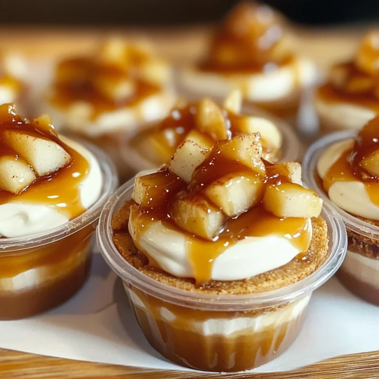 Caramel Apple Dessert Cups